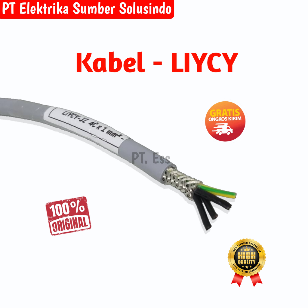 Jual KABEL LIYCY JZ 5x2 5mm2 300 500V Black Colour DELTA Shopee