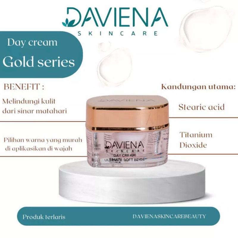 Jual Day Cream Gold Daviena Skincare Shopee Indonesia