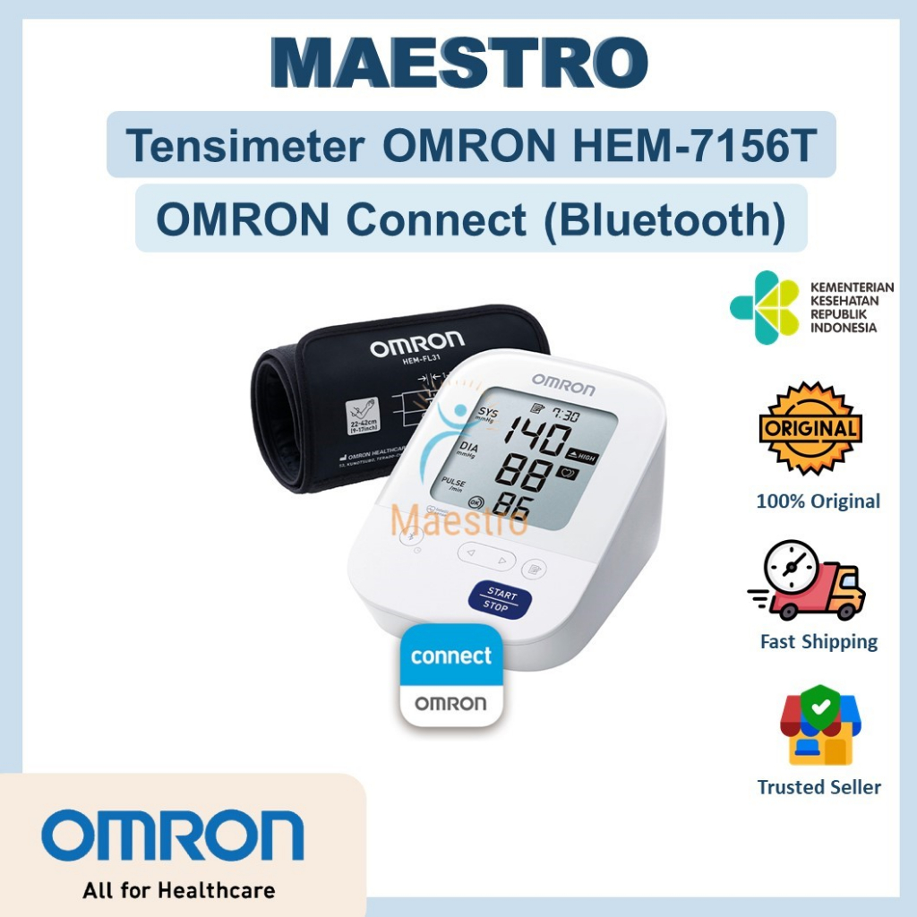 Jual Omron Hem L Alat Ukur Tensi Tekanan Darah Digital Tensimeter