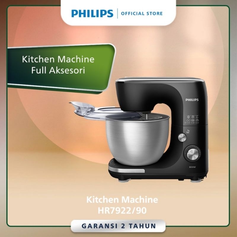 Jual STAND MIXER PHILIPS HR7922 PENGADUK ROTI KAPASITAS 5L PHILIPS HR