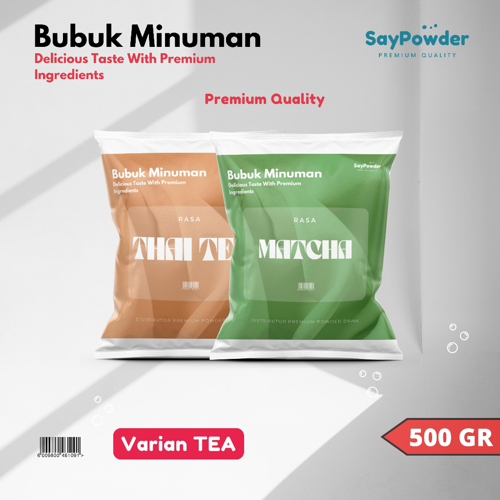 Jual Bubuk Minuman Rasa Tea 500gr Serbuk Minuman Aneka Rasa Bubuk