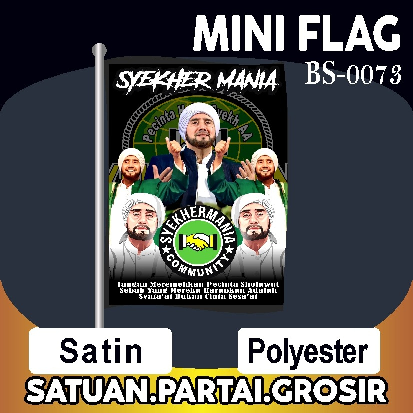 Jual Promo Bendera Syekhermania Community Termurah Terlengkap Bendera