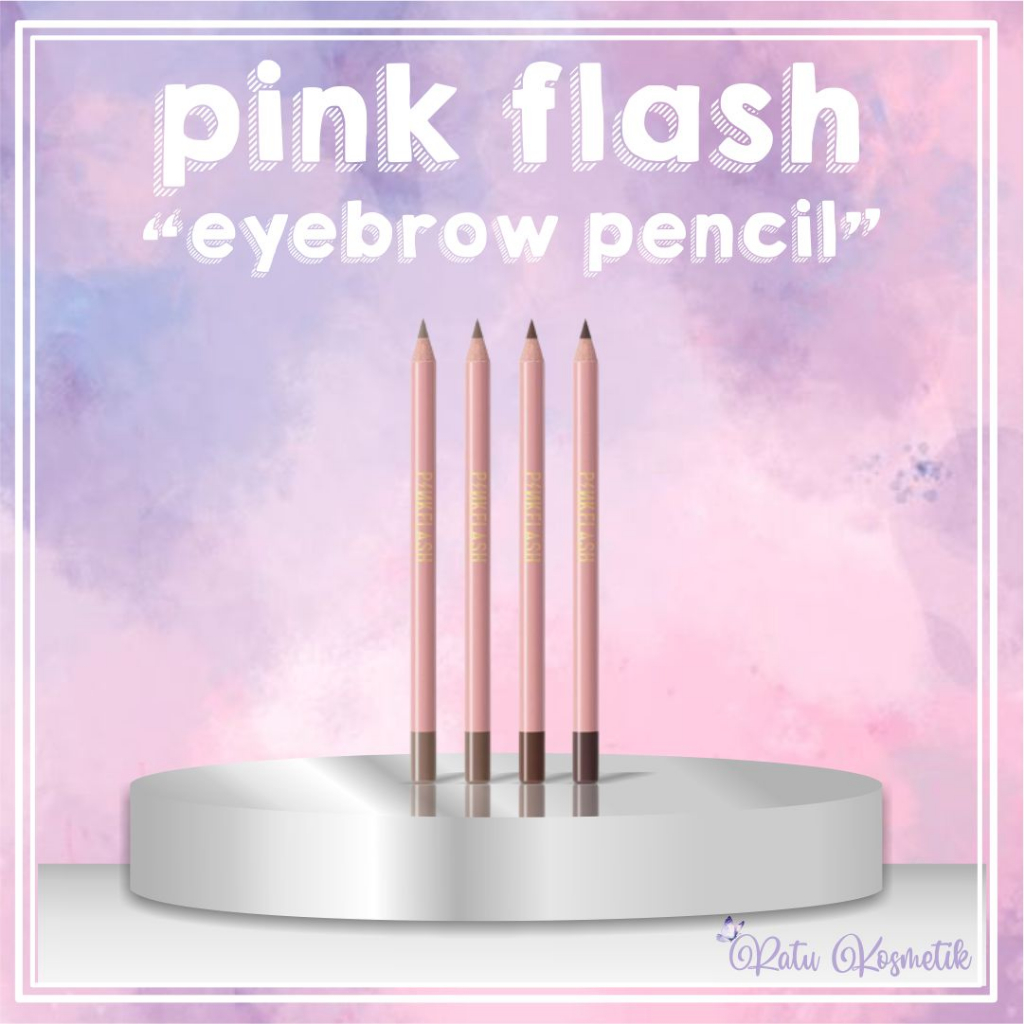 Jual RATU Pinkflash Waterproof Easy Eyebrow Pencil Pensil Alis Pink