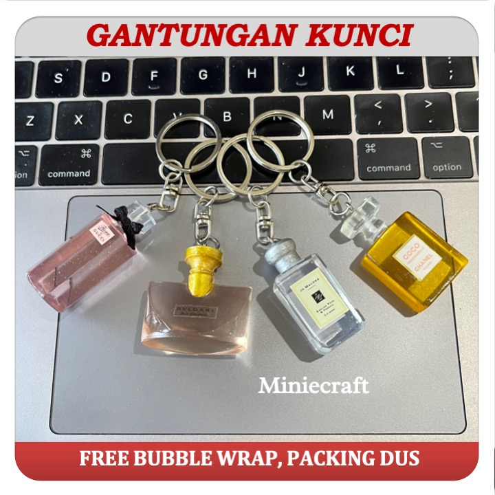 Jual Ganci Gantungan Kunci Miniatur Botol Parfum Shopee Indonesia