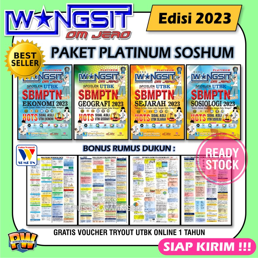 Jual Buku Wangsit SOSHUM Platinum 2023 Buku UTBK SBMPTN 2023 Shopee