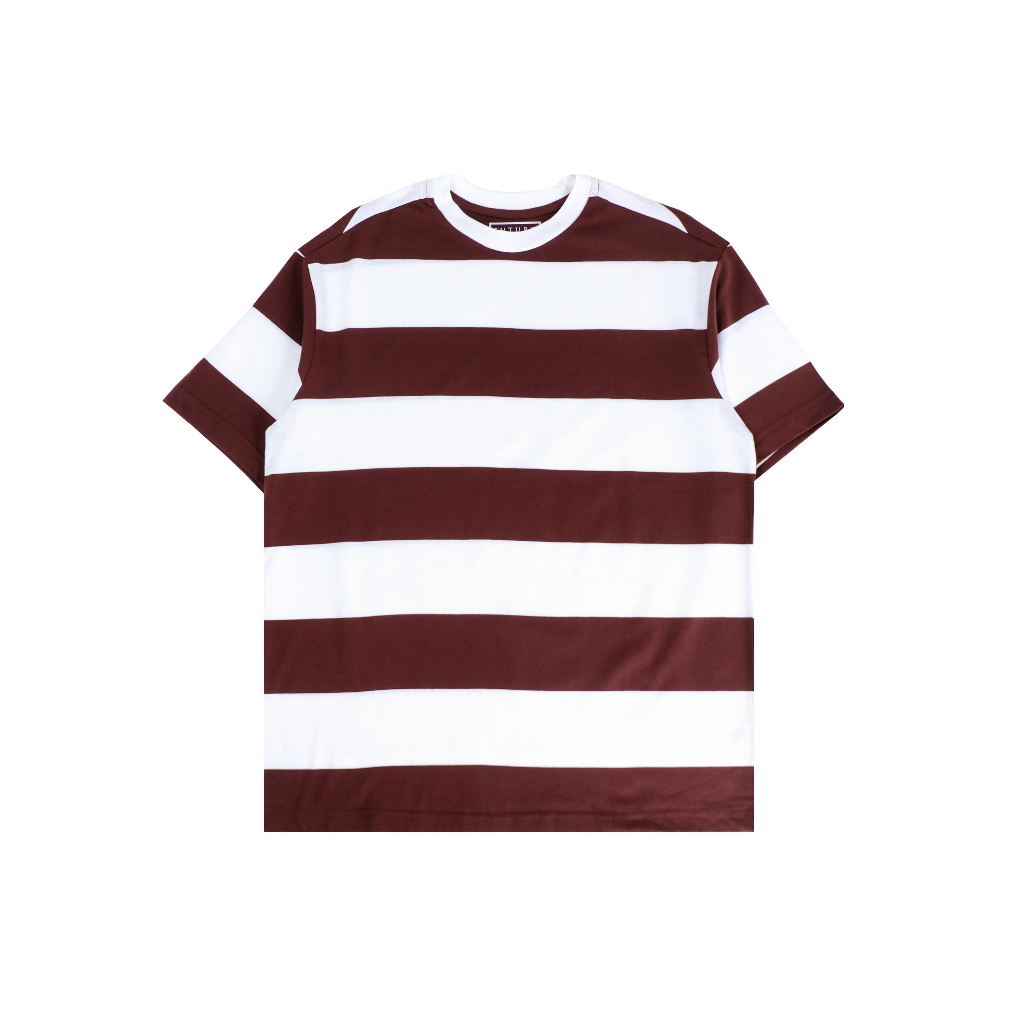 Jual Futuro Kaos T Shirt Oversize Salur Besar Pria Wanita Stripe Salur