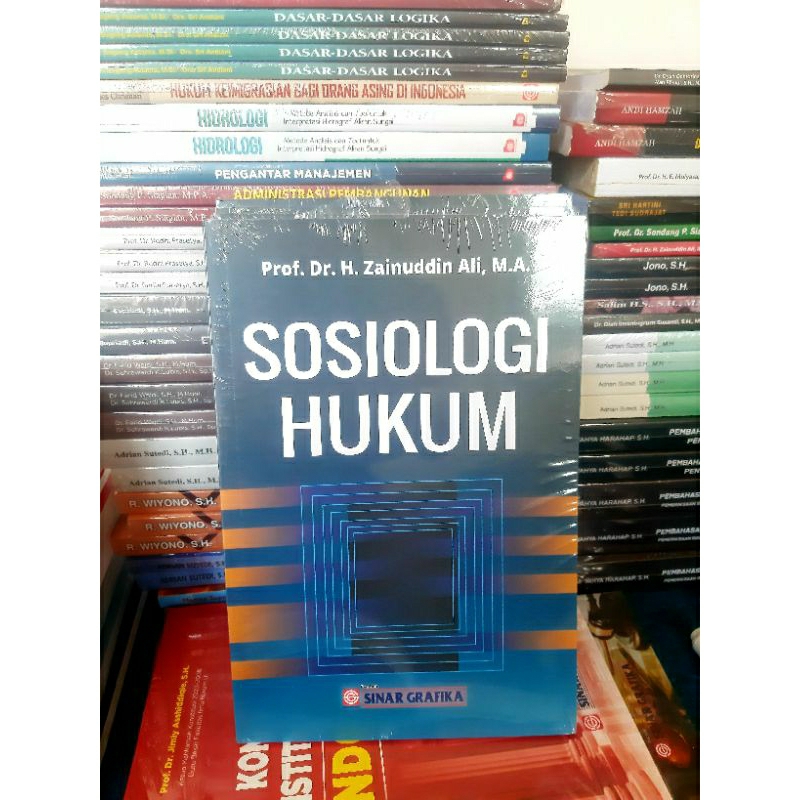 Jual Buku Sosiologi Hukum Prof Zainuddin Ali Shopee Indonesia