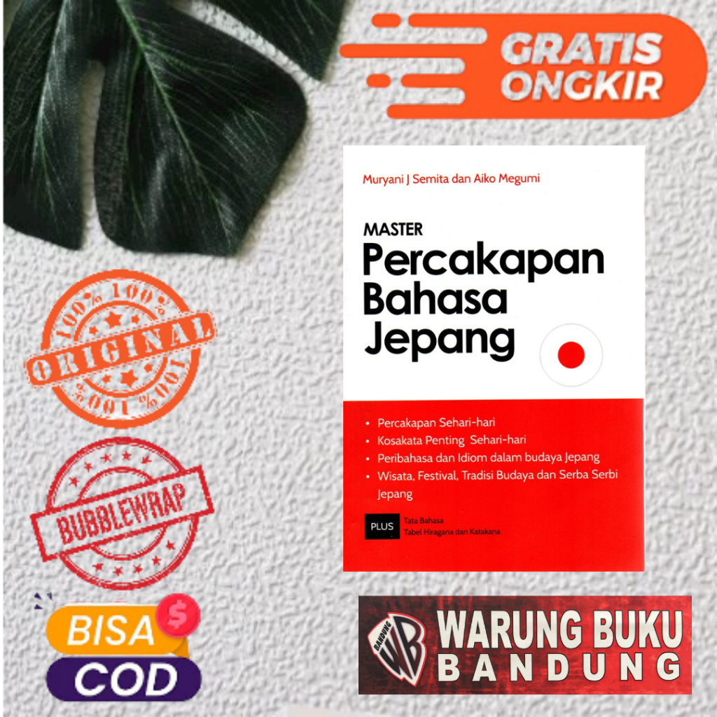 Jual Buku Master Percakapan Bahasa Jepang Muryani J Semita Aiko