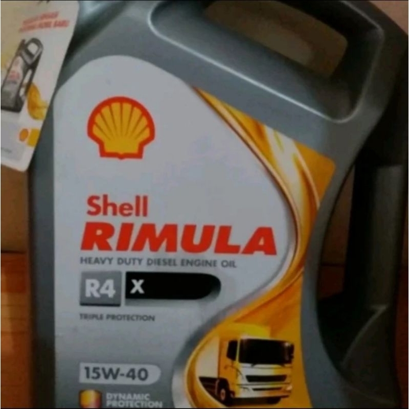 Jual Shell Rimula R4X 15W 40 Kemasan Galon Isi 5 Liter Shopee Indonesia