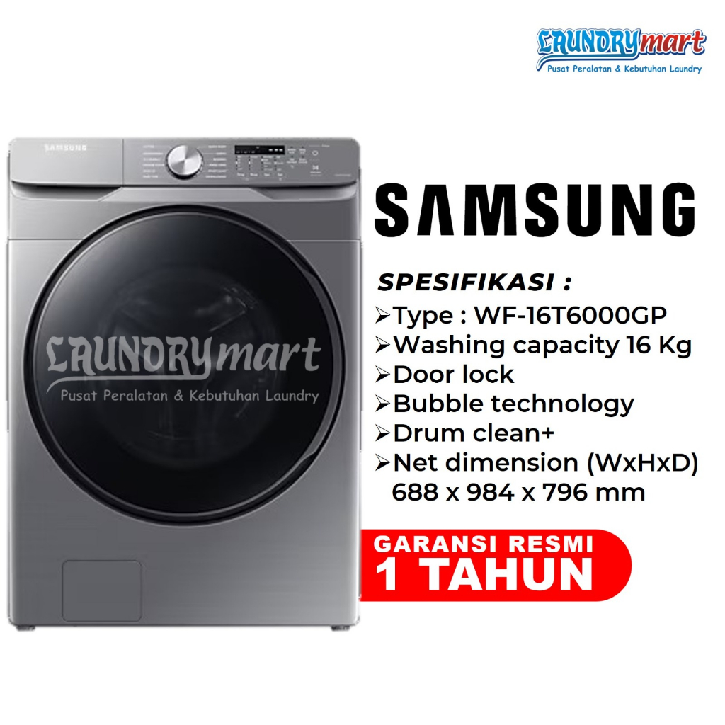 Jual MESIN CUCI SAMSUNG FRONT LOADING 16KG Shopee Indonesia