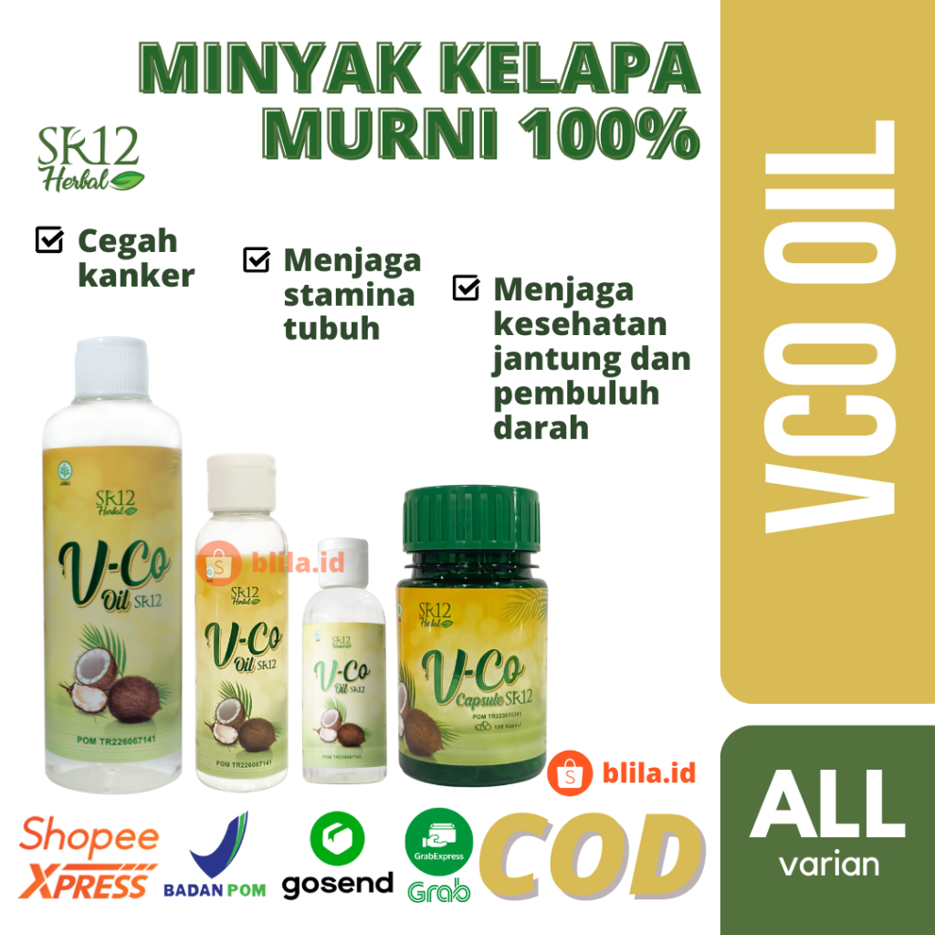 Jual Vco Oil Sr Vico Virgin Coconut Oil Ml Kapsul Minyak