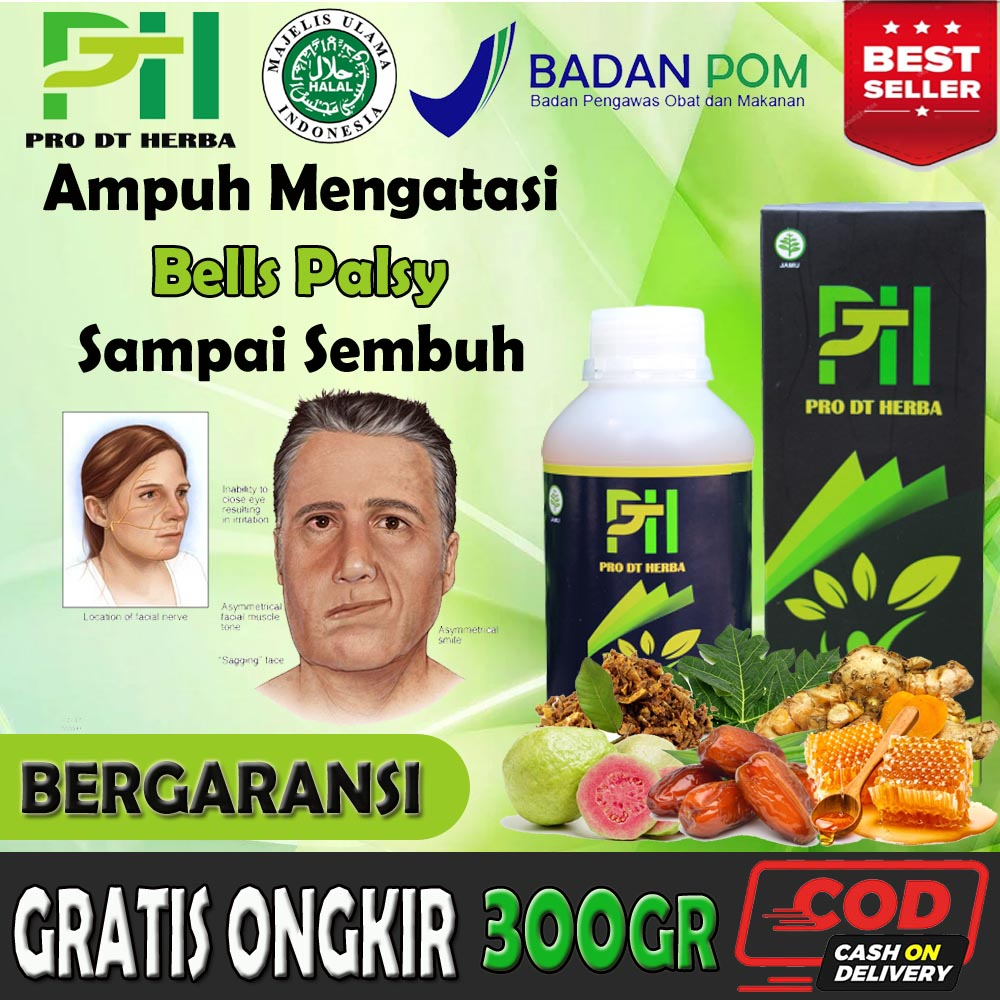 Jual Obat Bells Palsy Ampuh Bibir Mencong Lumpuh Wajah Stroke