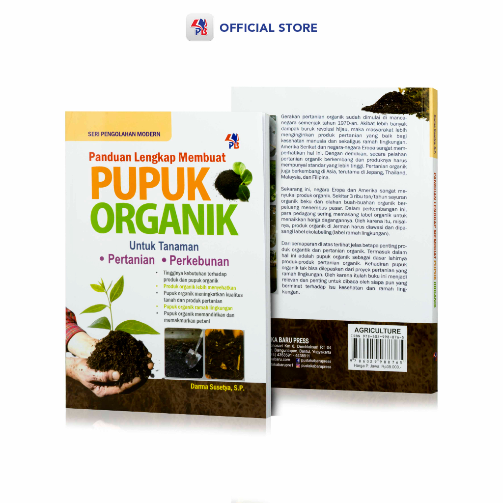 Jual Buku Pertanian Panduan Lengkap Membuat Pupuk Organik Shopee