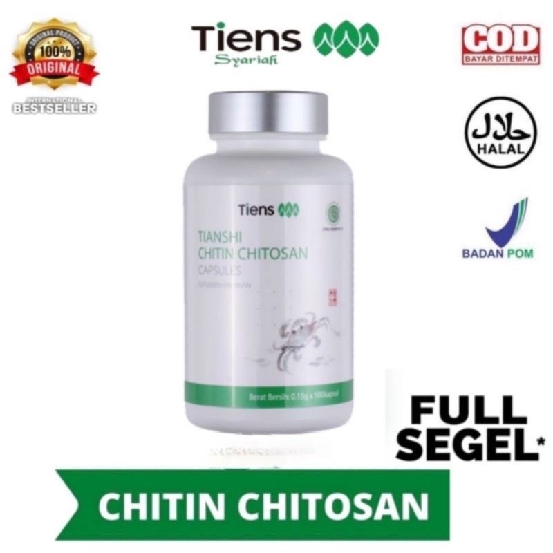 Jual Chitin Chitosan Isi Kapsul Bersegel Shopee Indonesia