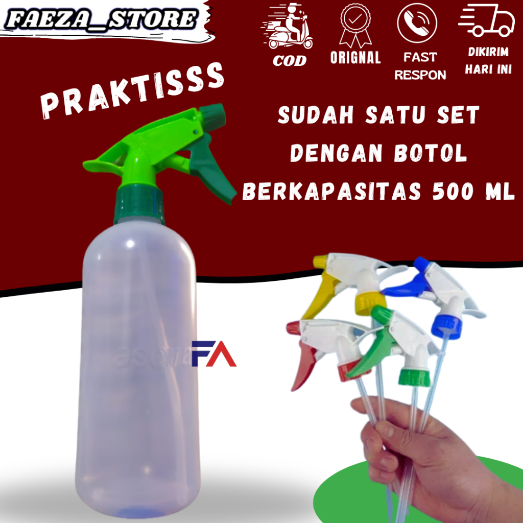 Jual Botol Spray Semprot 500ml Sprayer Semprotan Burung Tanaman