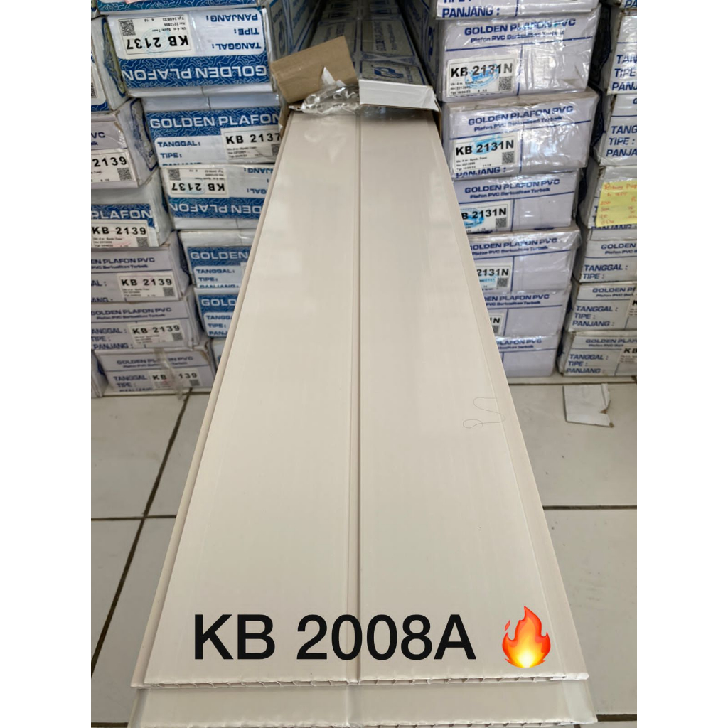 Jual Plafon Pvc Merk Golden Kb A Panjang M M M Shopee Indonesia