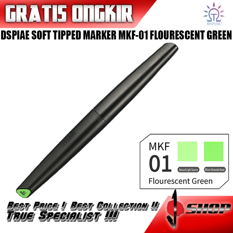 Jual Dspiae Soft Tipped Marker Mkf Flourescent Green Mkf