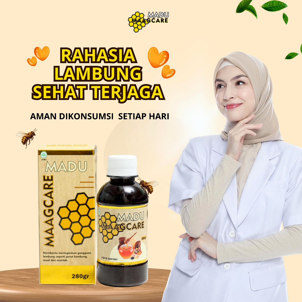 Jual Maagcare Madu Herbal Original Atasi Maag Kronis Asam