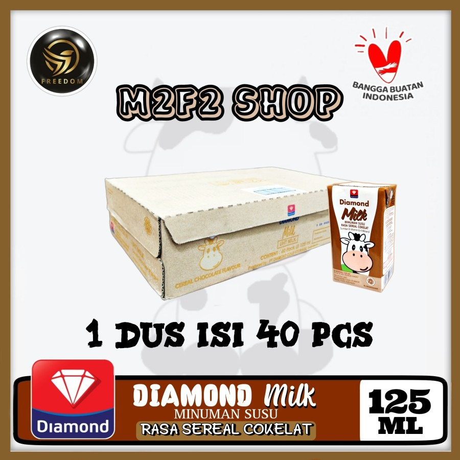 Jual Diamond Milk Susu Kotak Uht Rasa Sereal Cokelat Cereal Chocolate