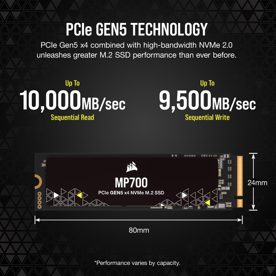 Jual CORSAIR MP700 2TB PCIe 5 0 Gen 5 X4 NVMe M 2 SSD Shopee Indonesia