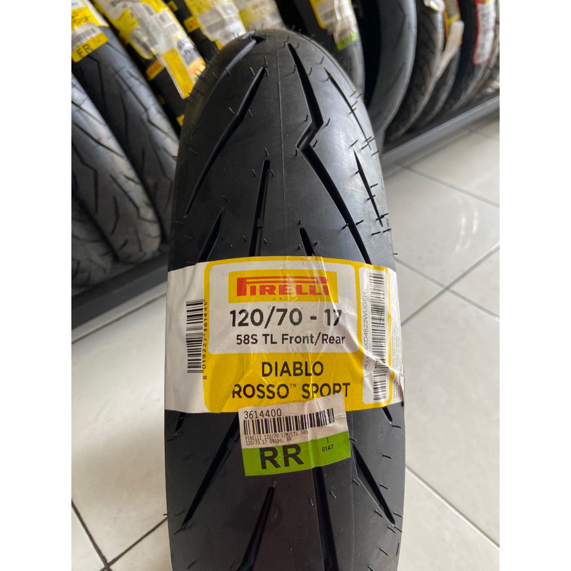 Jual Ban Pirelli Diablo Rosso Sport 120 70 17 Tubless Shopee Indonesia