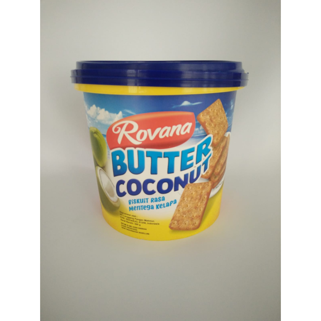 Jual BISCUITS BUTTER COCONUT ROVANNA TIMBA 300 GRAM Shopee Indonesia