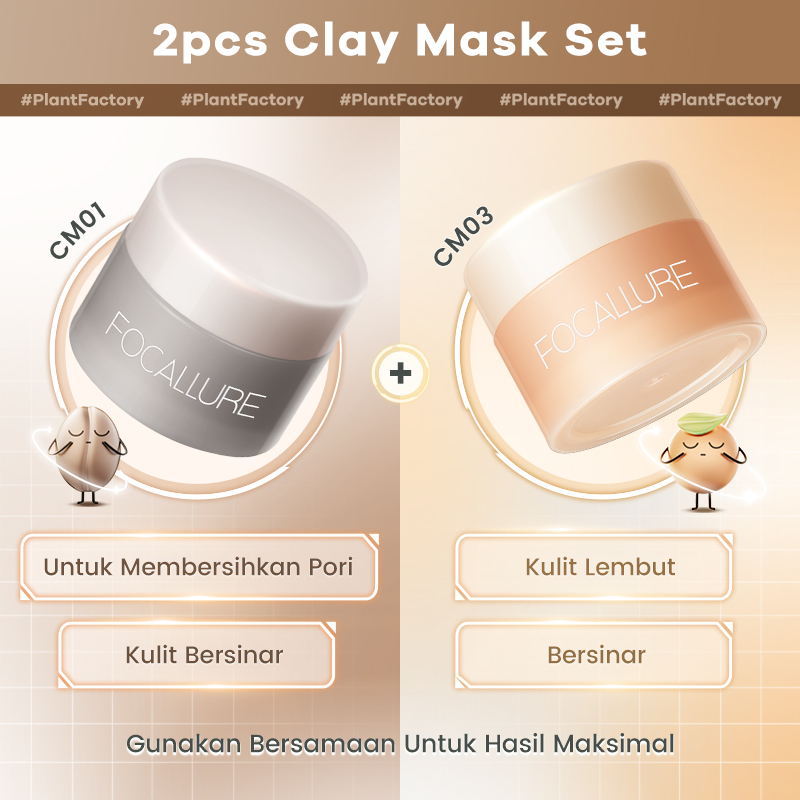 Jual FOCALLURE Cleansing Mask Anti Pori Mencerahkan 9g PlantFactory