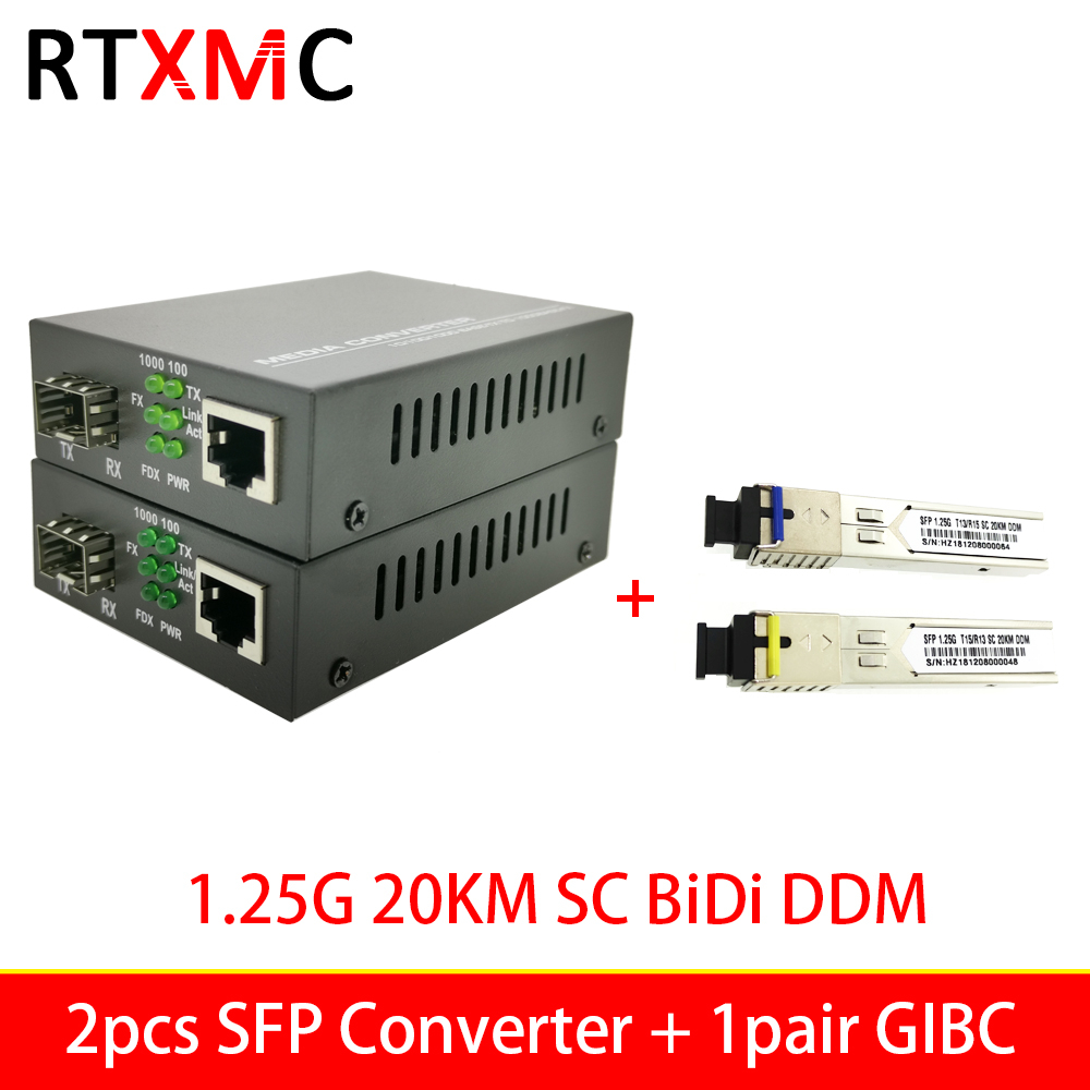 Jual Modul Konverter Media Gigabit Sfp Km Mbps Ethernet Rj Ke