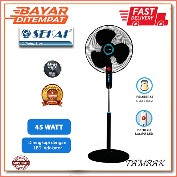 Jual Sekai Kipas Angin Berdiri Stand Fan Inch Sfn Shopee