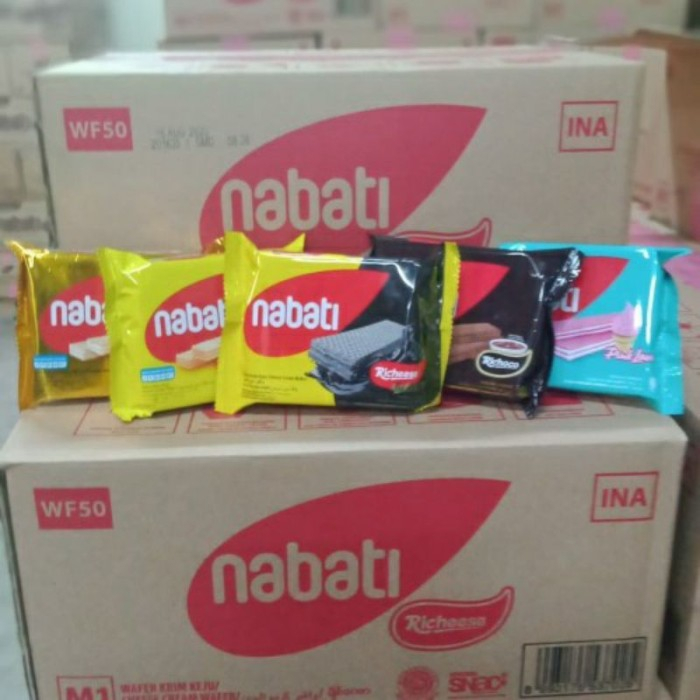 Jual Richeese Nabati Wafer Kemasan Ekonomis G Dus Isi Pcs