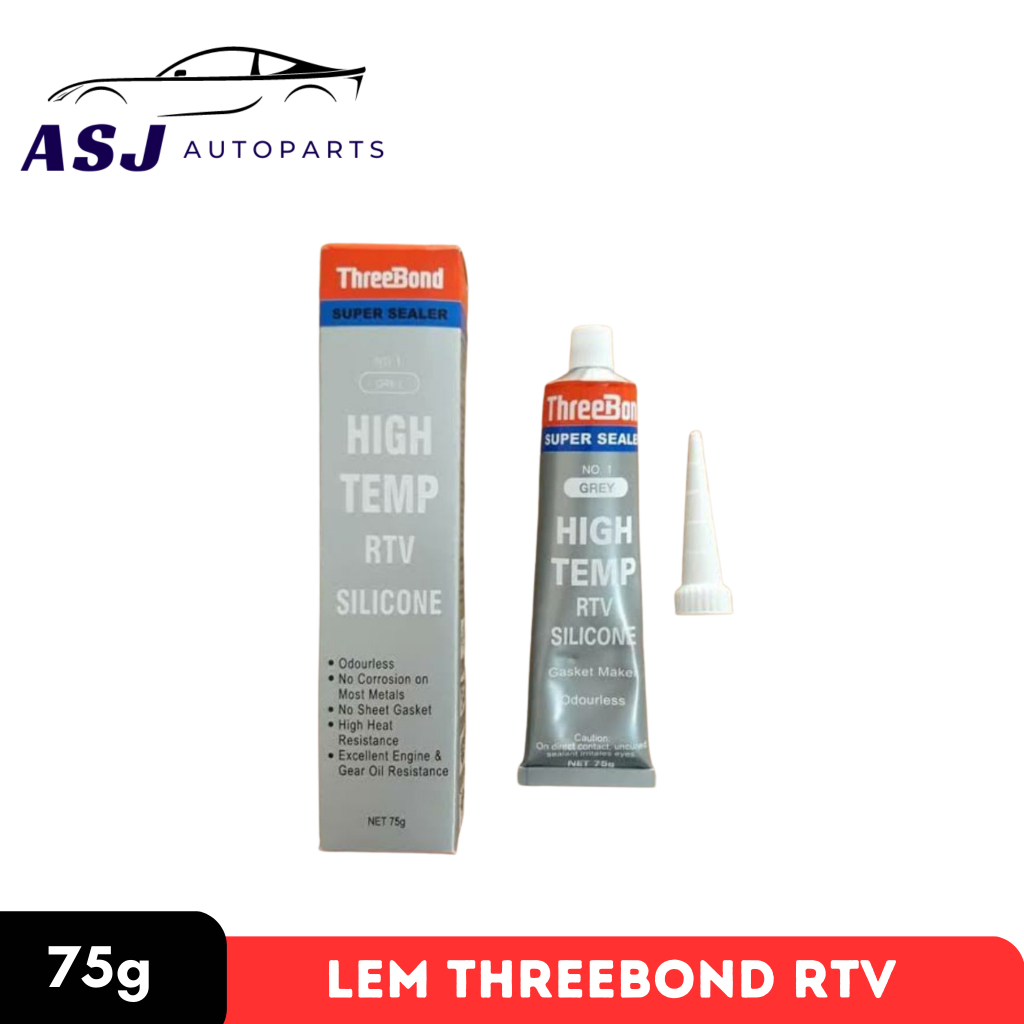 Jual Lem Gasket ThreeBond RTV High Temp Silicon Super Sealer Grey 75 G