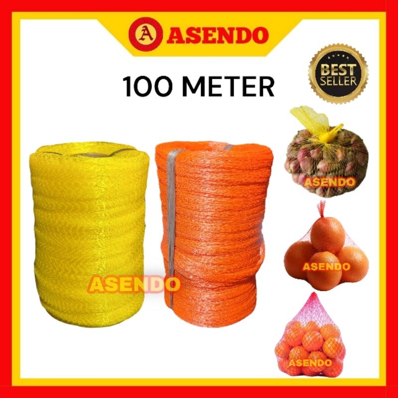 Jual POLYNET ROLL 100 METER RAMBANG JARING BUAH 100 METER WARNA