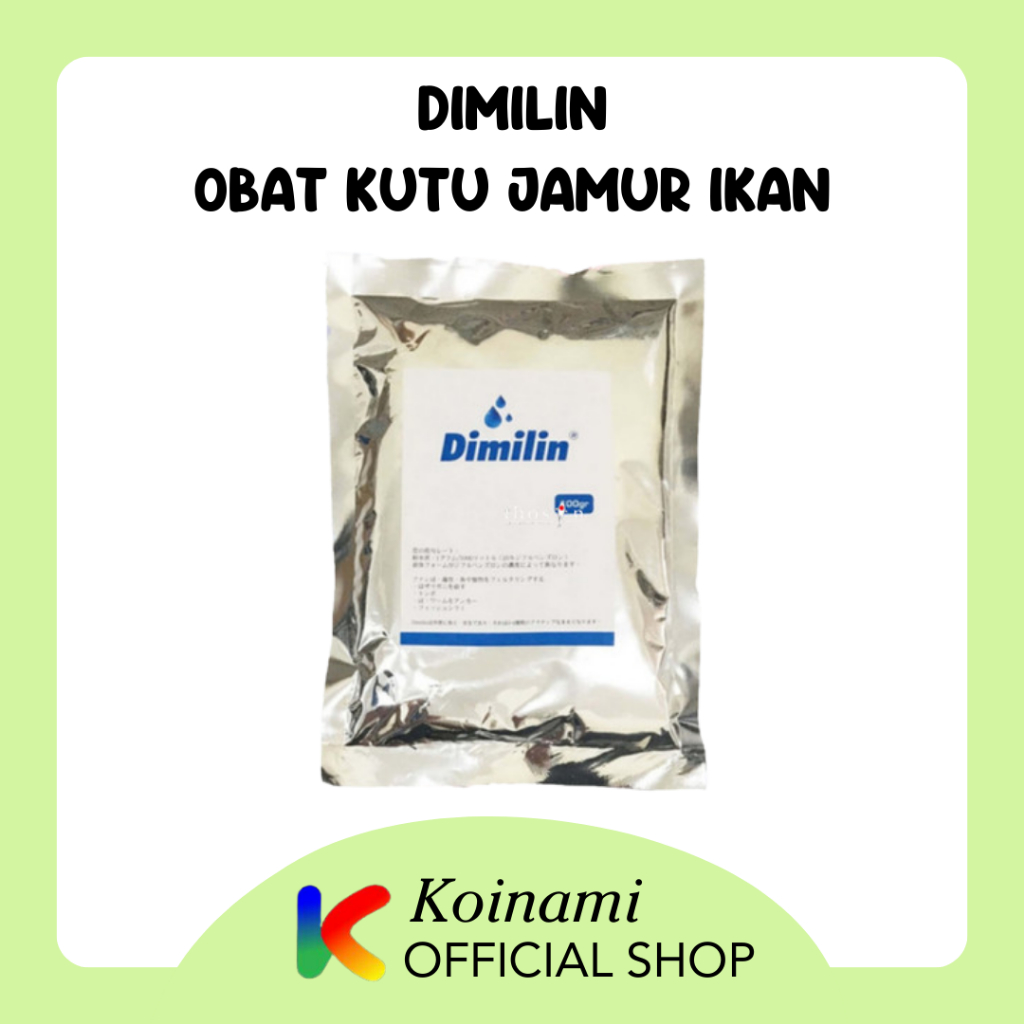 Jual DIMILIN 100 Gram OBAT KUTU IKAN KUTU JARUM IKAN KOI Shopee