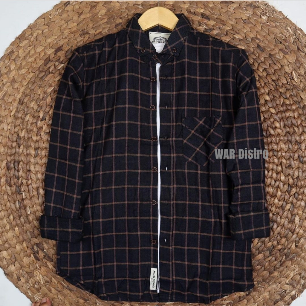 Jual Kemeja Flanel Pria Kualitas Premium Lengan Panjang Kemeja Flanel