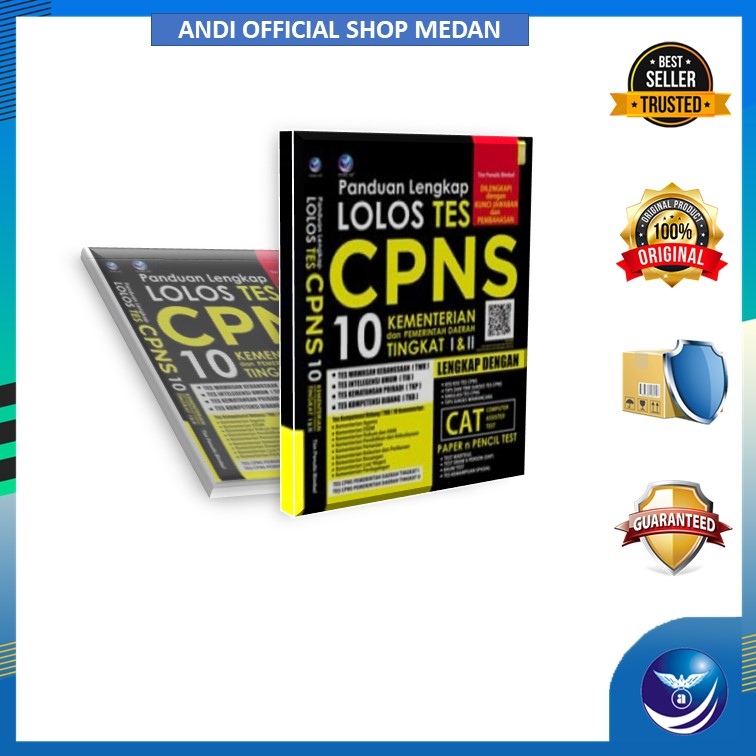 Jual Penerbit Andi Panduan Lengkap Lolos Tes Cpns Kementrian Dan