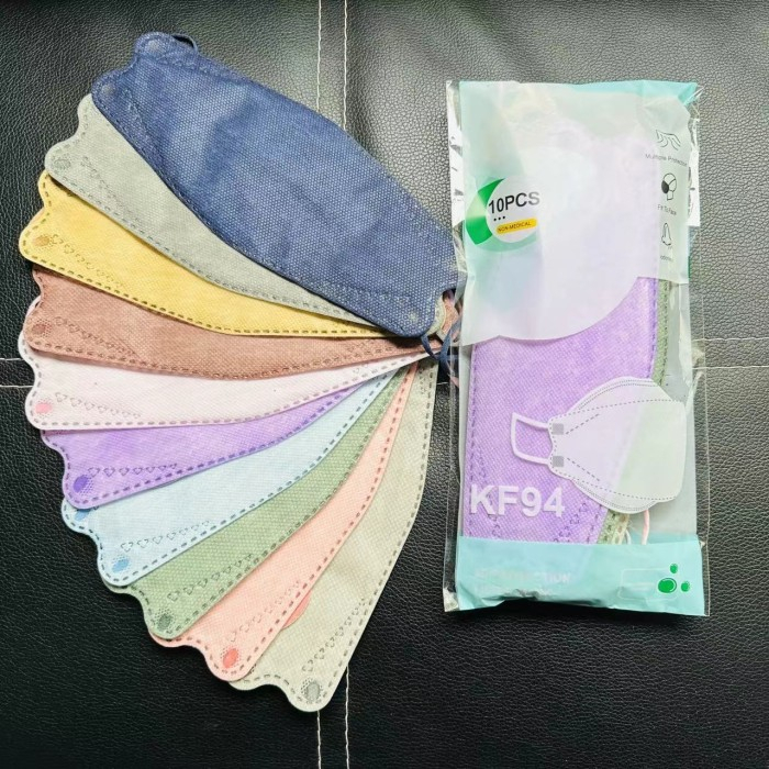 Jual Masker KF94 Filtcare Korea 4Ply Earloop Hitam Shopee Indonesia