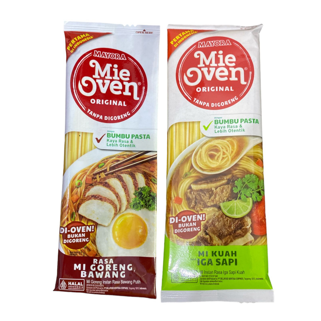 Jual Mie Oven Mayora Mie Goreng Bawang Mie Kuah Iga Sapi 71gr Shopee