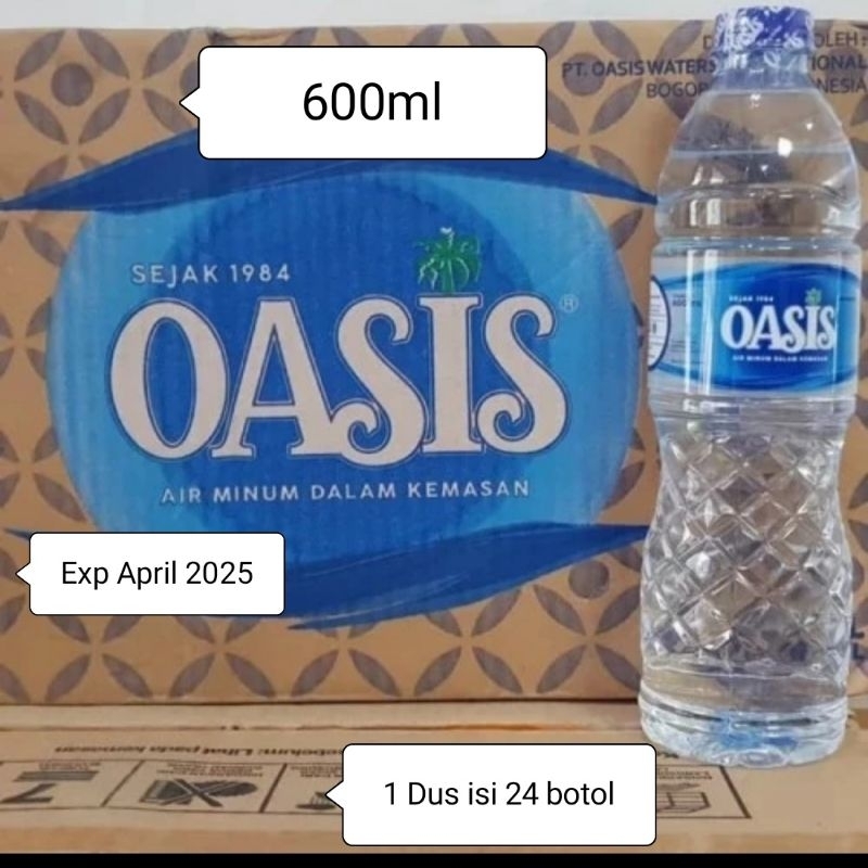 Jual Oasis Air Mineral Ml Dus Shopee Indonesia