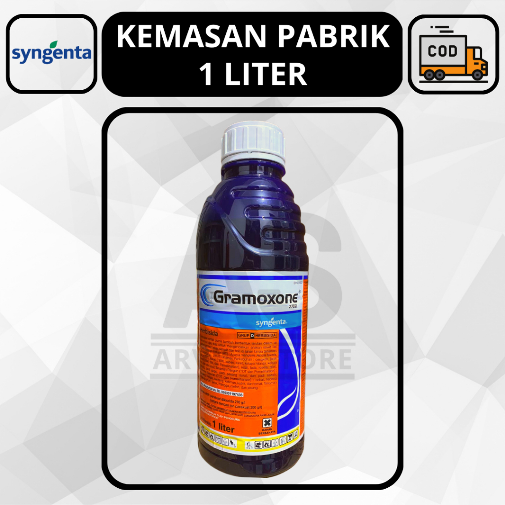 Jual Herbisida GRAMOXONE 276SL Syngenta Kemasan Pabrik 1 Liter Original