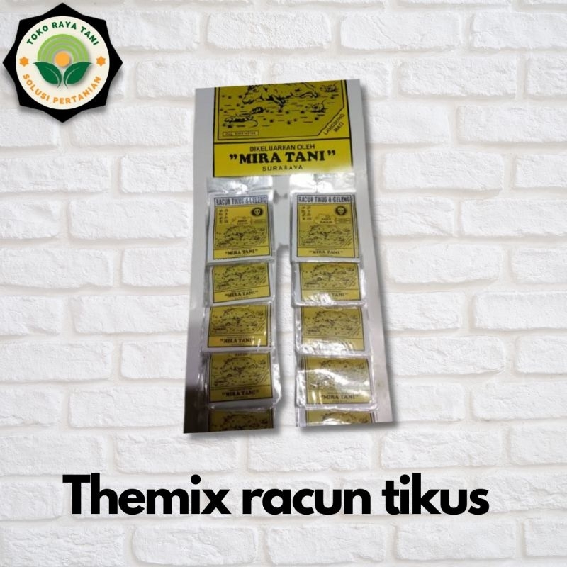 Jual Jual Themix Racun Tikus Dan Celeng 1 Papan Isi 60 Bks Shopee