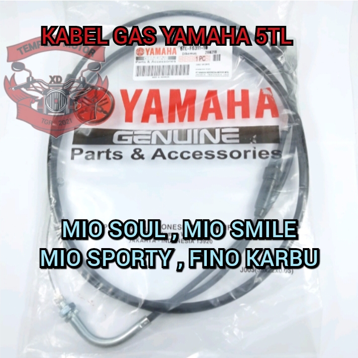 Jual KABEL GAS TALI GAS YAMAHA 5TL MIO SOUL MIO SMILE KUALITAS PERESISI