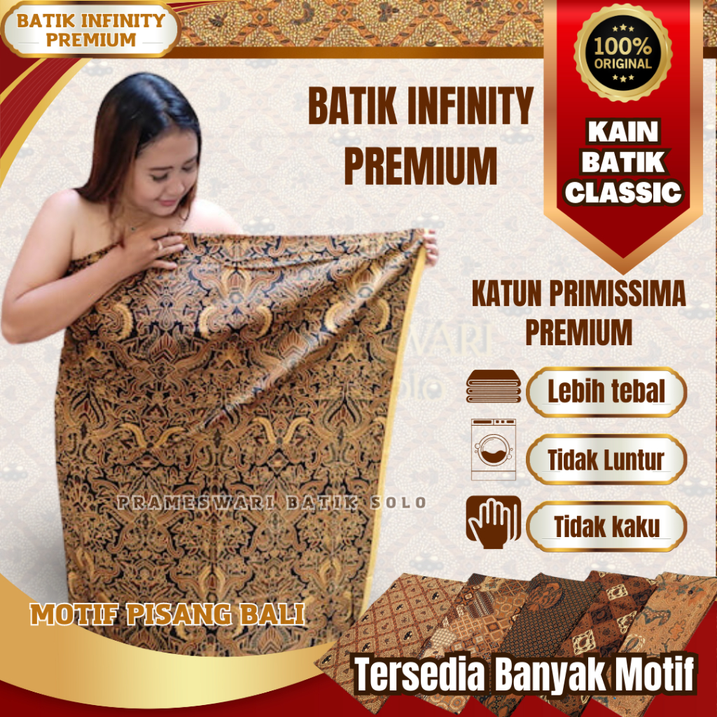 Jual Kain Jarik Batik Klasik Solo Motif PISANG BALI Jarit Seserahan