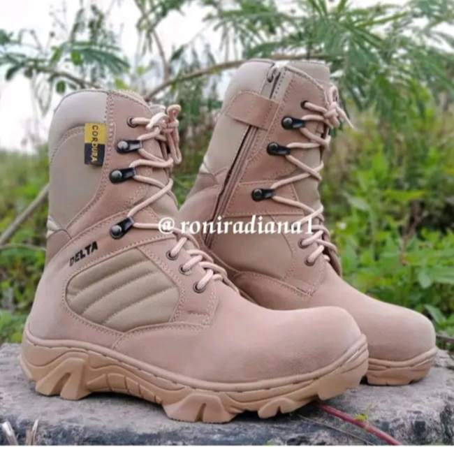 Jual Sepatu Pdl Tactical Sepatu Delta Boots Ujung Besi Sepatu Safety