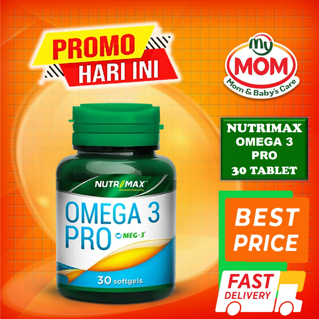 Jual BPOM Nutrimax Omega 3 Pro With Vitamin Isi 30 Tablet Vitamin