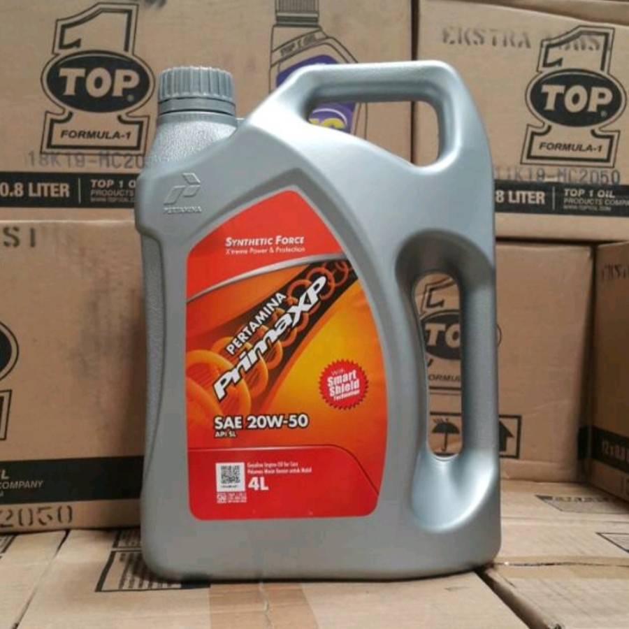 Jual OLI MOBIL PERTAMINA PRIMA XP 20W 50 API SL GALON 4 LITER Shopee