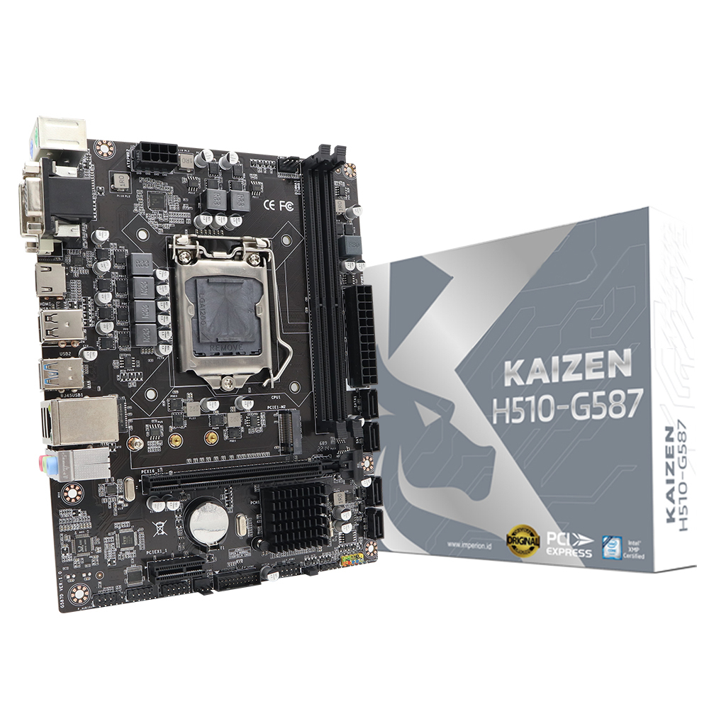 Jual Motherboard Intel Kaizen H Socket Lga Ddr Mobo H Intel