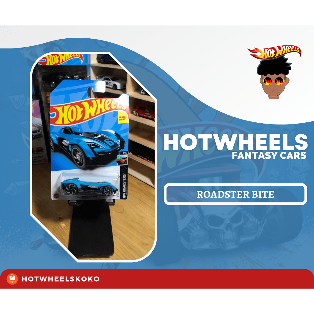 Jual Hotwheels Fantasy Cars Roadster Bite Shopee Indonesia