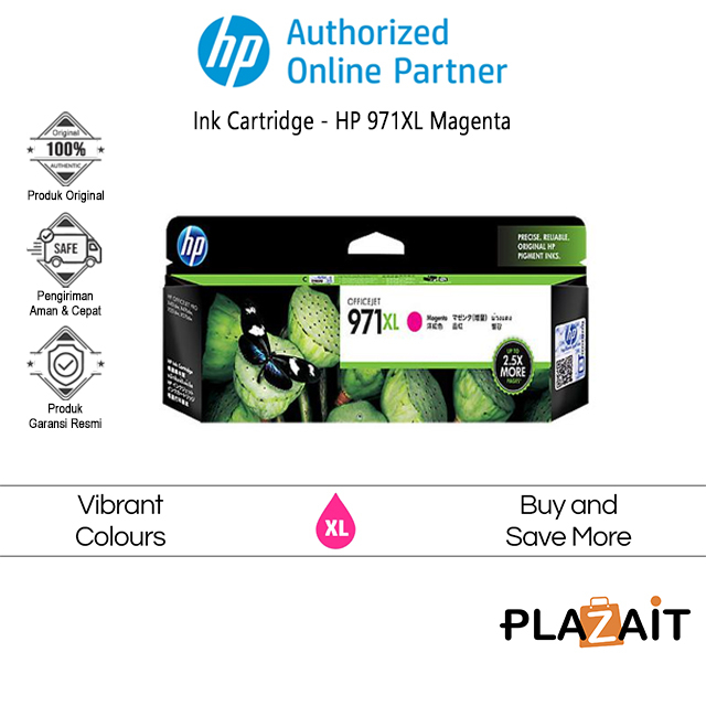 Jual Ink Cartridge Hp Xl Magenta Cn Aa Original Baru Shopee