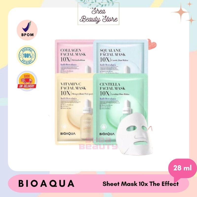 Jual Bioaqua Sheetmask X The Effect Shopee Indonesia