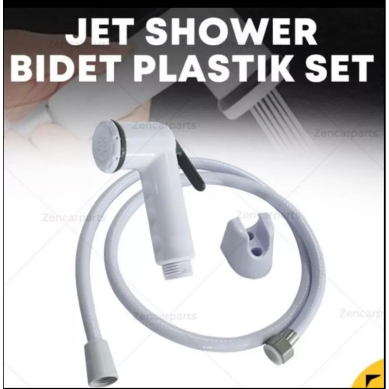 Jual Jet Shower Kloset Set Shower Bidet Toilet Putih Shopee Indonesia